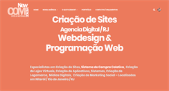 Desktop Screenshot of ncriacaodesites.com.br